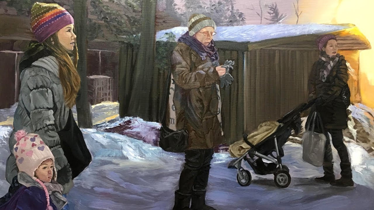 Polar Night : Time Lapse Oil Painting by Jamie Belton