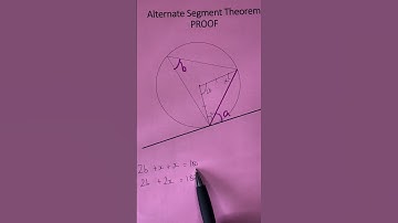 Circle Theorem 8 Proof - Alternate Segment Theorem # #circletheorem #mathinar