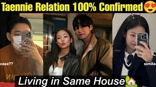 Taennie Relation Confirmed V Jennie Living In Same House Bts Taennie Relation Confirmed By Hybe