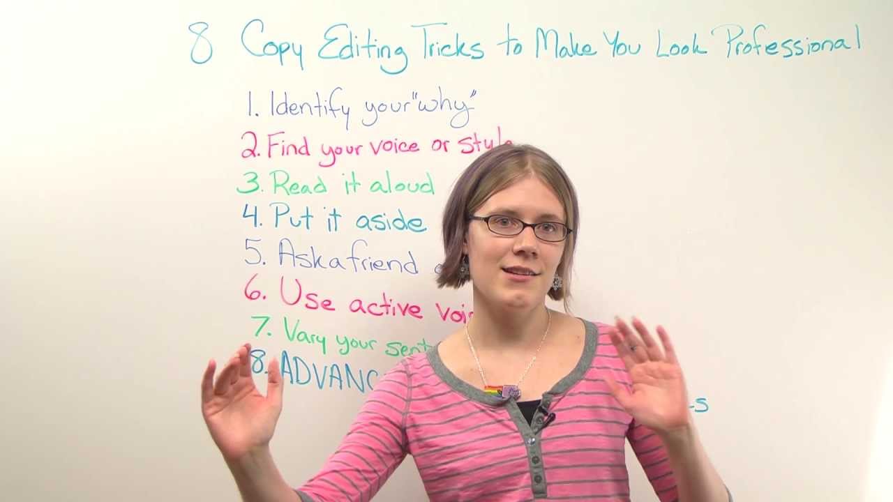 8 Copy Editing Tricks to Make You Look Professional - Whiteboard
