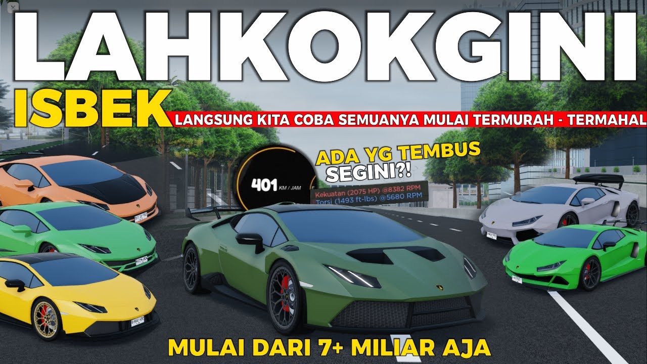 Попробуйте SUPERCAR LAHKOKGINI, начиная с САМОГО ДЕШЕВОГО - САМОГО ДОРОГОГО‼️ - Roblox Car Drivin...