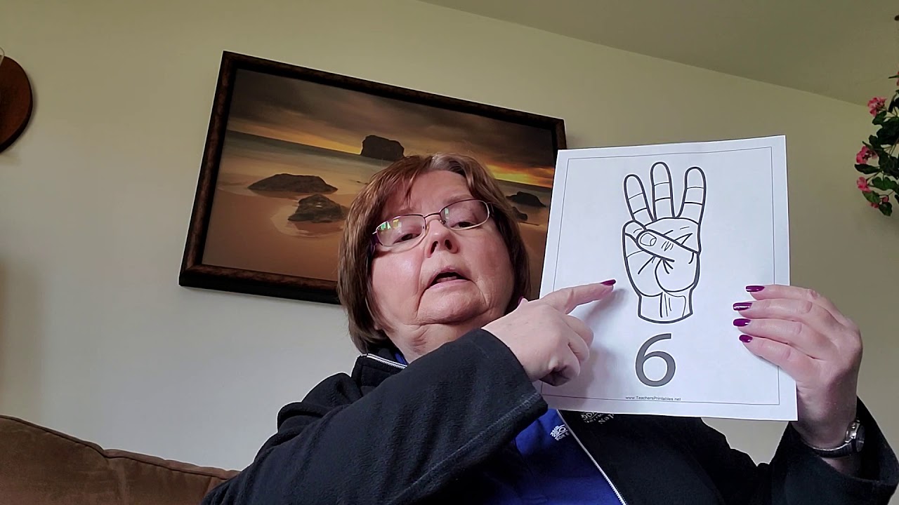 Sign Language 1-10 with Ms. Cindy! - YouTube