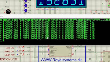 IV-17 Nixie clock GPS set time & date at power on