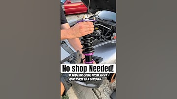 🚗 How to Install Coilovers at Home — Fast & Easy #mechanic #coilovers