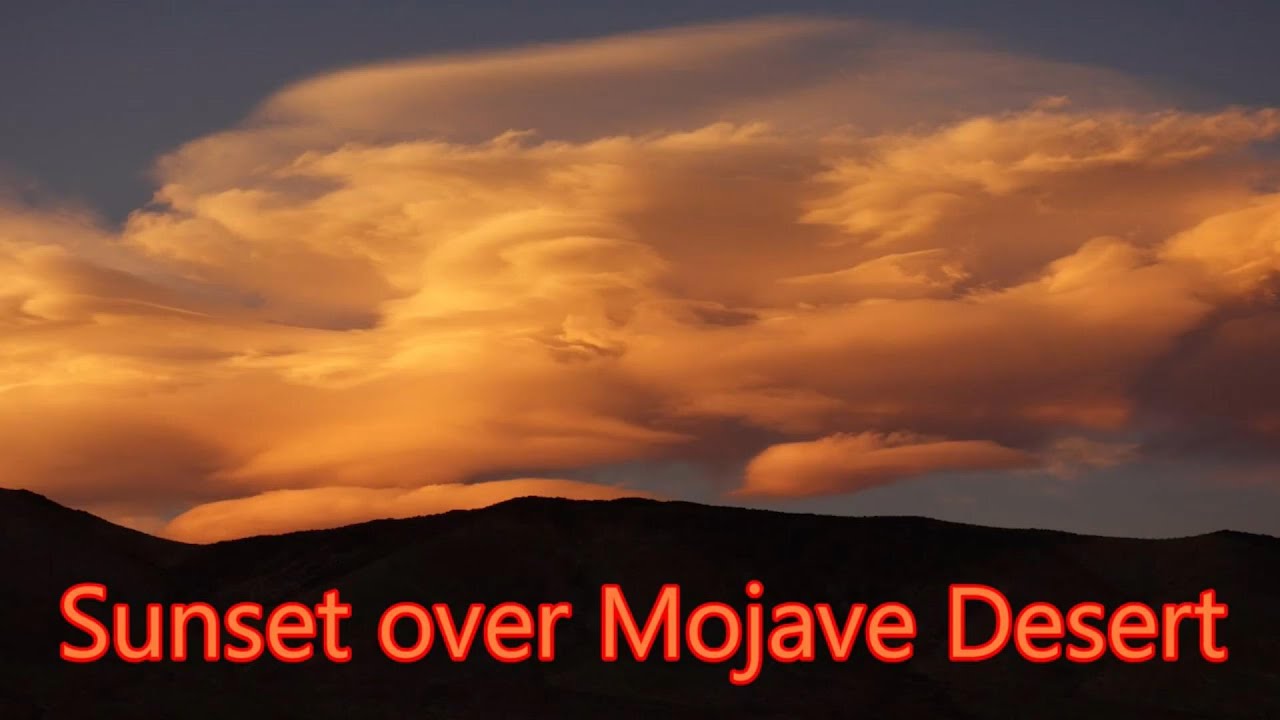 Dramatic Sunset over Mojave Desert: The Colors of Nature ✨ Visual Wonder & Awe Meditation ✨ 432 HZ