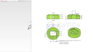 SolidWorks Practice/Exercise For Beginners - Basic Tutorial - Part Features (05 - L01-B)