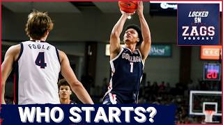 Mark Few has TOUGH decision on who starts and who plays rotation minutes for Gonzaga Bulldogs!