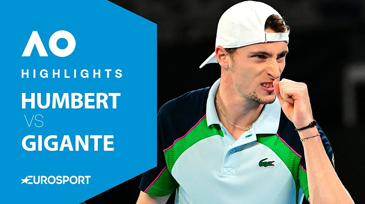 OPEN D'AUSTRALIE 2025 - Ugo Humbert se fait peur et s'impose face à Matteo Gigante