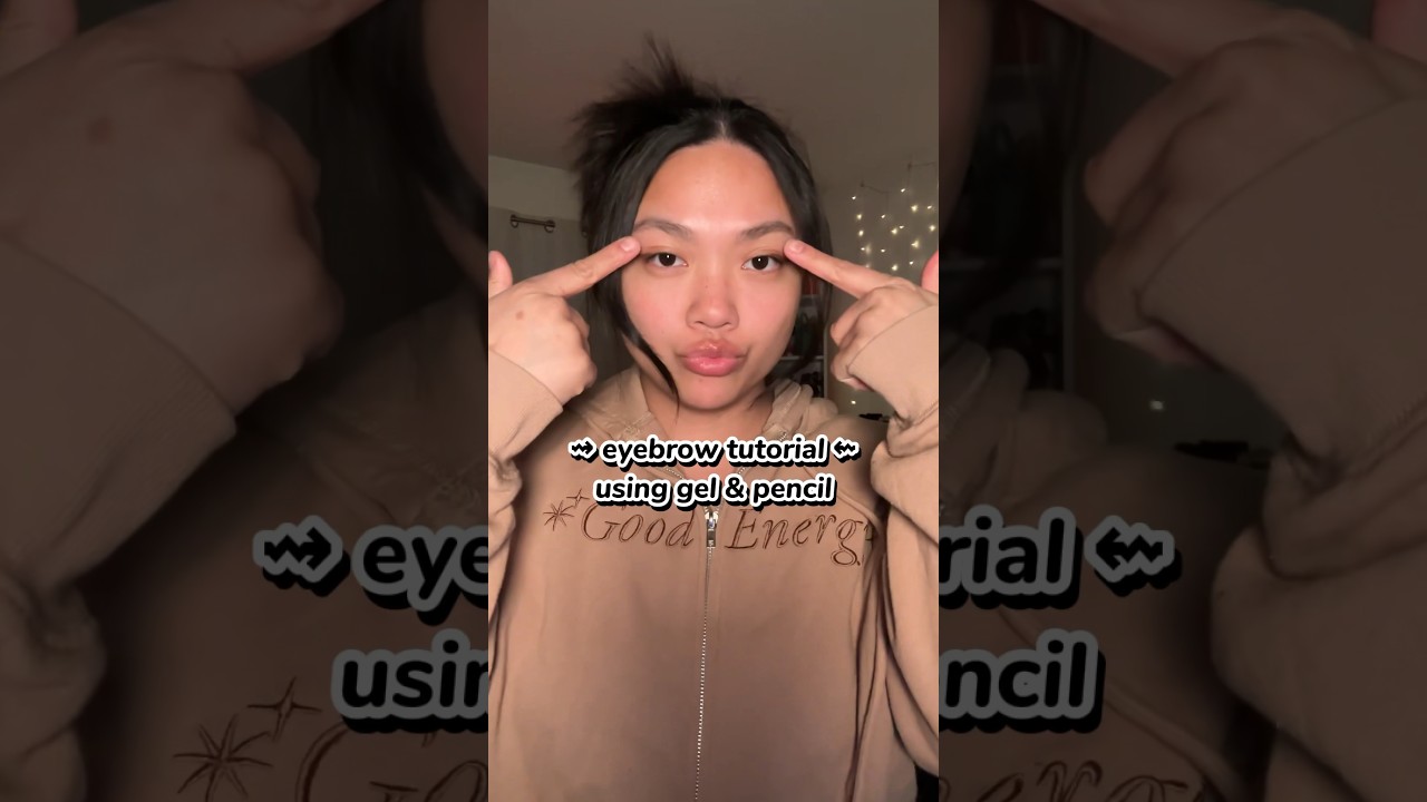 EYEBROW TUTORIAL ✨ / im using: elf’s brow lift gel & elf’s precise brow pencil