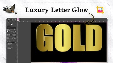 Hoe maak je een gouden teksteffect in GIMP (Bold Metallic)