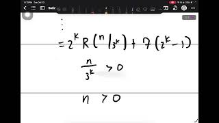 Time Complexity of a Recursive Algorithm Part 1