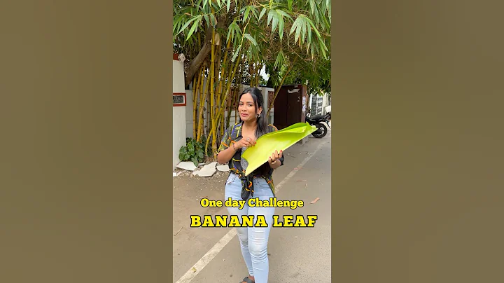One day Challenge with Banana Leaf‼️🤯 #foodiesfindings