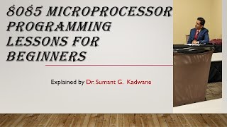 8085 programming lessons for beginners