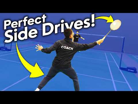 Perfect Badminton Side Drives Are Made Like This!