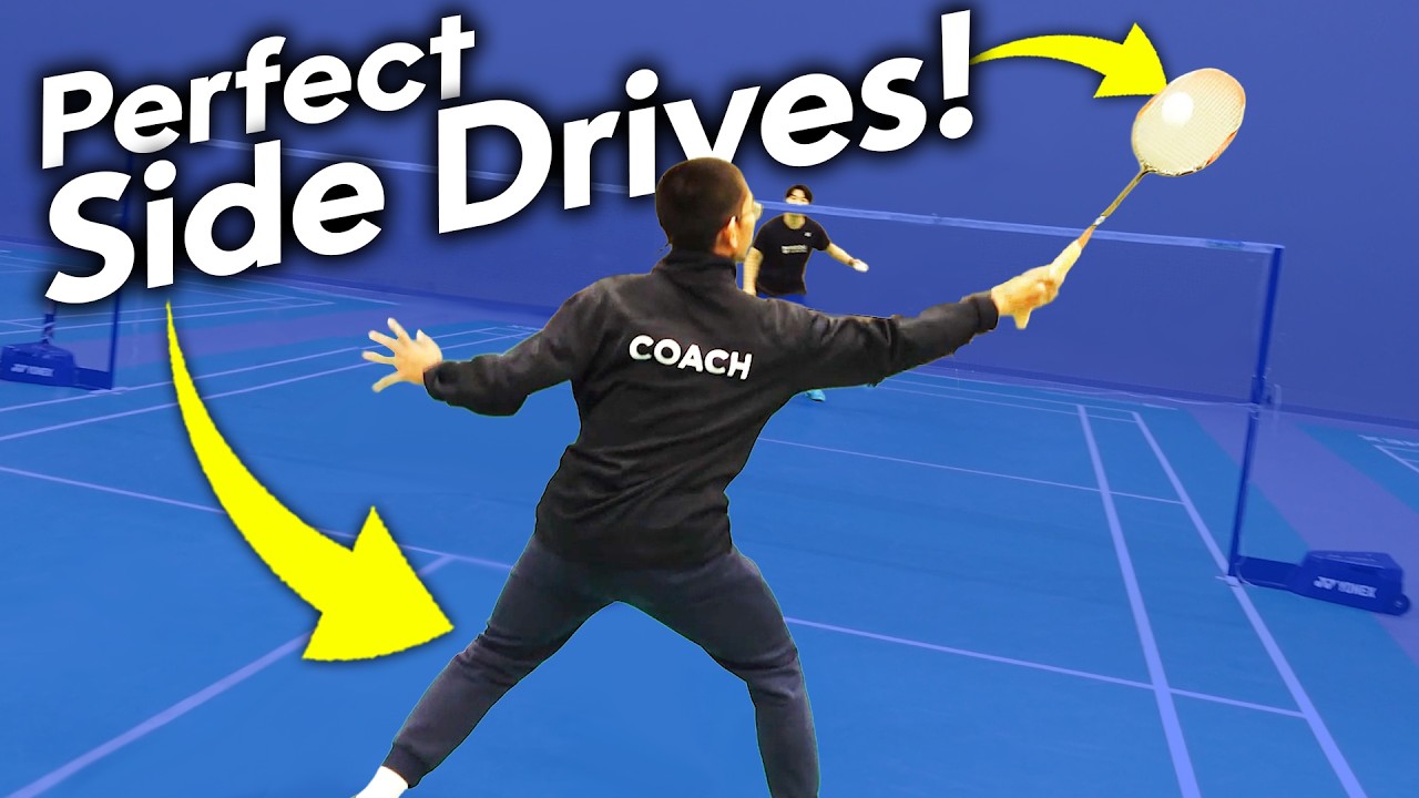 Perfect Badminton Side Drives Are Made Like This!