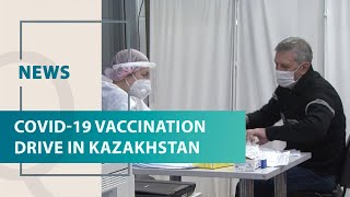 COVID-19 vaccination drive in Kazakhstan. Qazaq TV News