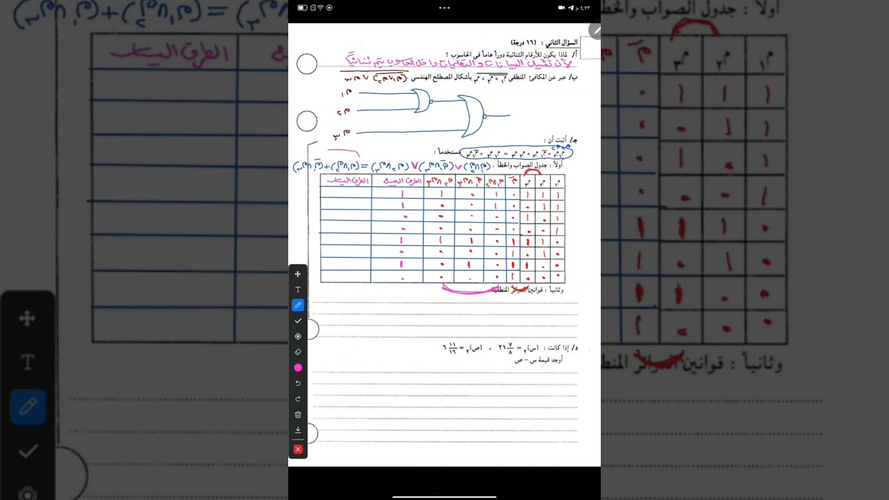 حل حاسوب الشهادة السودانية 2016 الباب الأول 