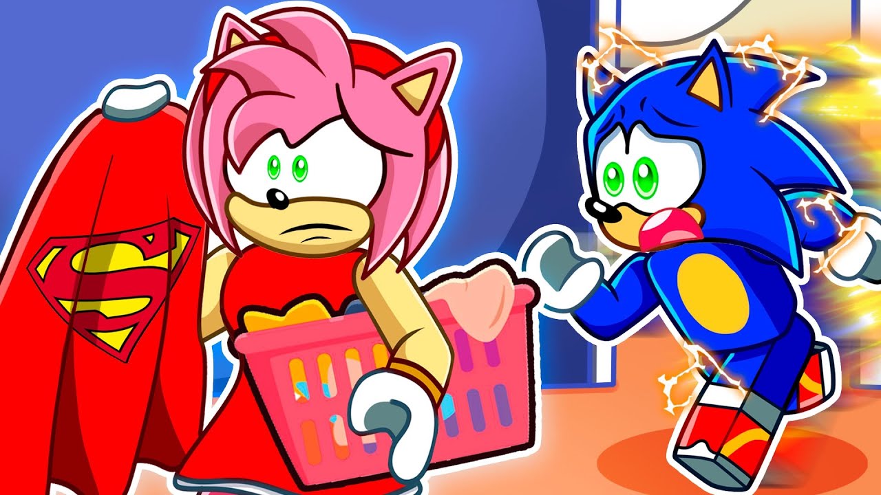 Sonic is SECRETLY a SUPERHERO in Roblox Snapchat!