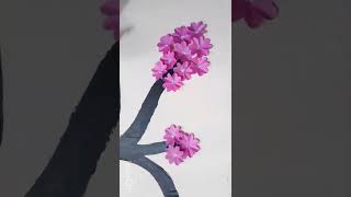 Beautiful wall hanging craft ideas / কাগজের ফুলের ওয়ালমেট /paper papercrafts  shorts youtubeshorts