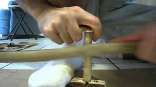 Bow Drill - Oak on Pine