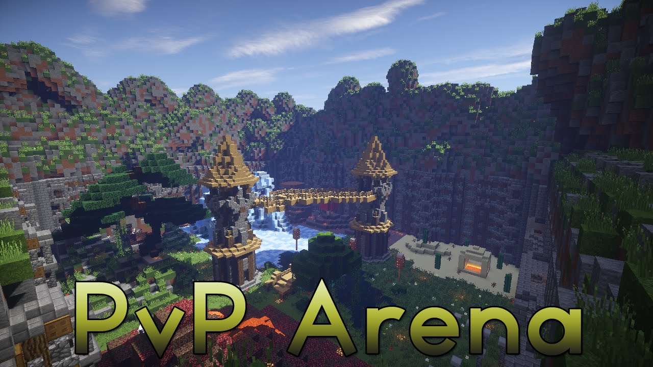 Minecraft Pvp Arena Kitpvp Map 1 7 1 12 Map Schematic Download Youtube