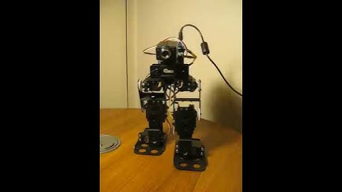 Lynxmotion BRAT and the EZB, walking forward.