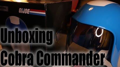 Unboxing - Cobra Commander Helmet