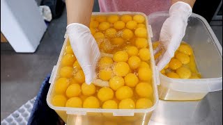 Amazing Size! How To Make Giant Castella, Taiwan Jiggly Cake  Korean Street Food