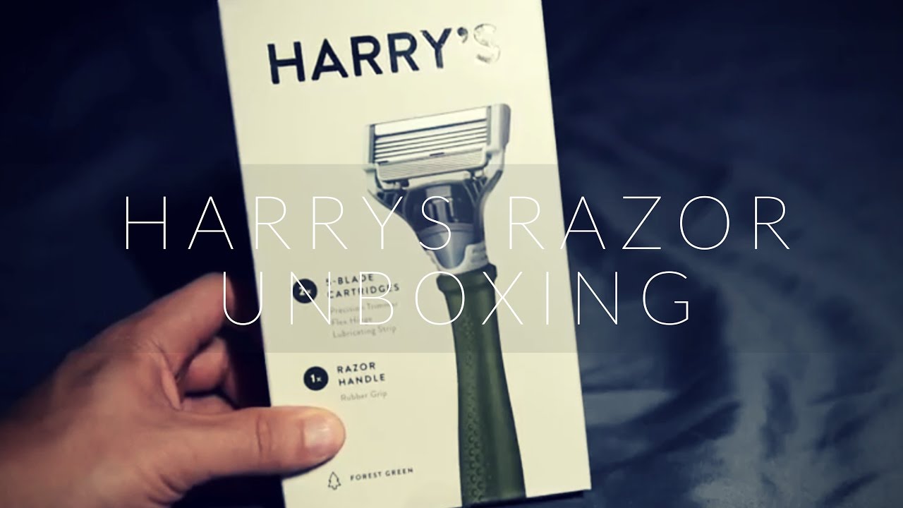 Harry's Razor Unboxing Target Packaging YouTube