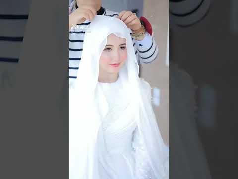 اجمل عروسه محجبه ما شاالله عليها