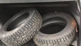 Сколько колёс помещается в багажник Hyundai Creta