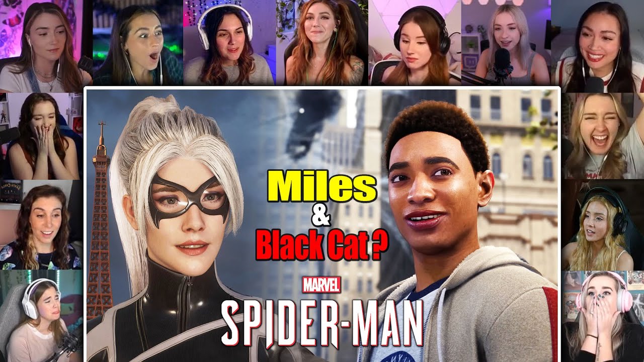 ALL GIRLS REACT TO MARVEL'S SPIDER-MAN FULL GAME CUTSCENES|REACTION MASHUP|2025|GAME MOVIE|PART 3