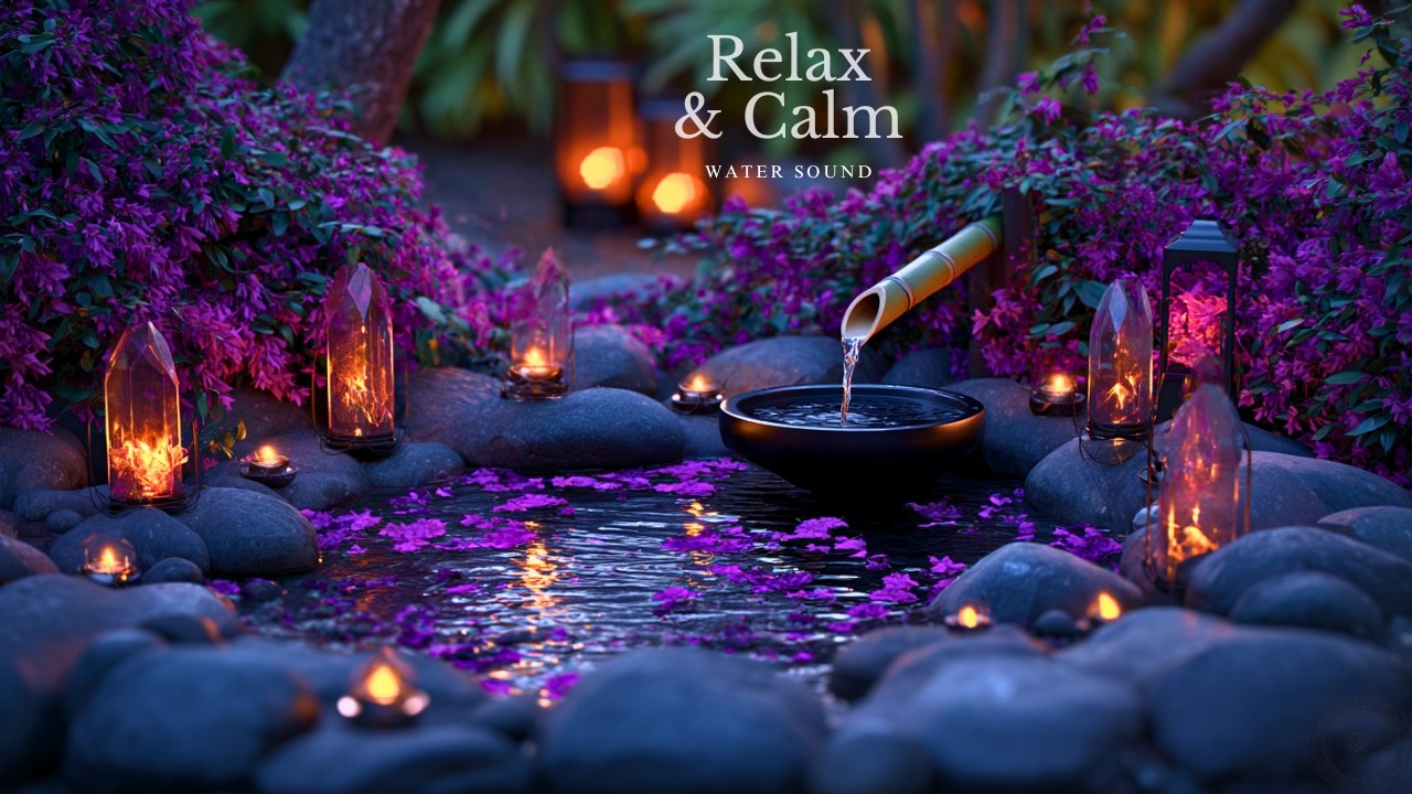 Instant peace of mind 🍀 Soothing sounds of water & music, Relieves anxiety