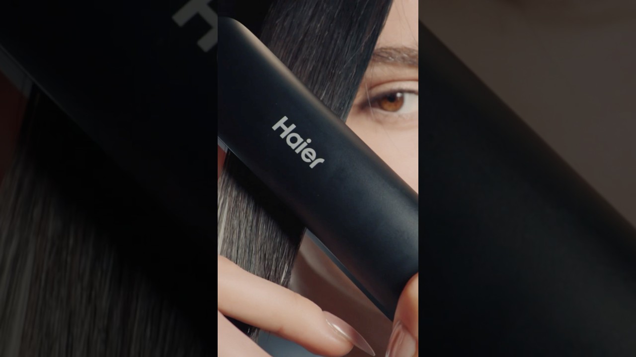Страсть к идеальной укладке. #ВыпрямительДляВолос #Haier