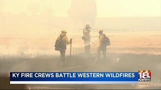 Ky Fire Crews Battle Western Wildlife