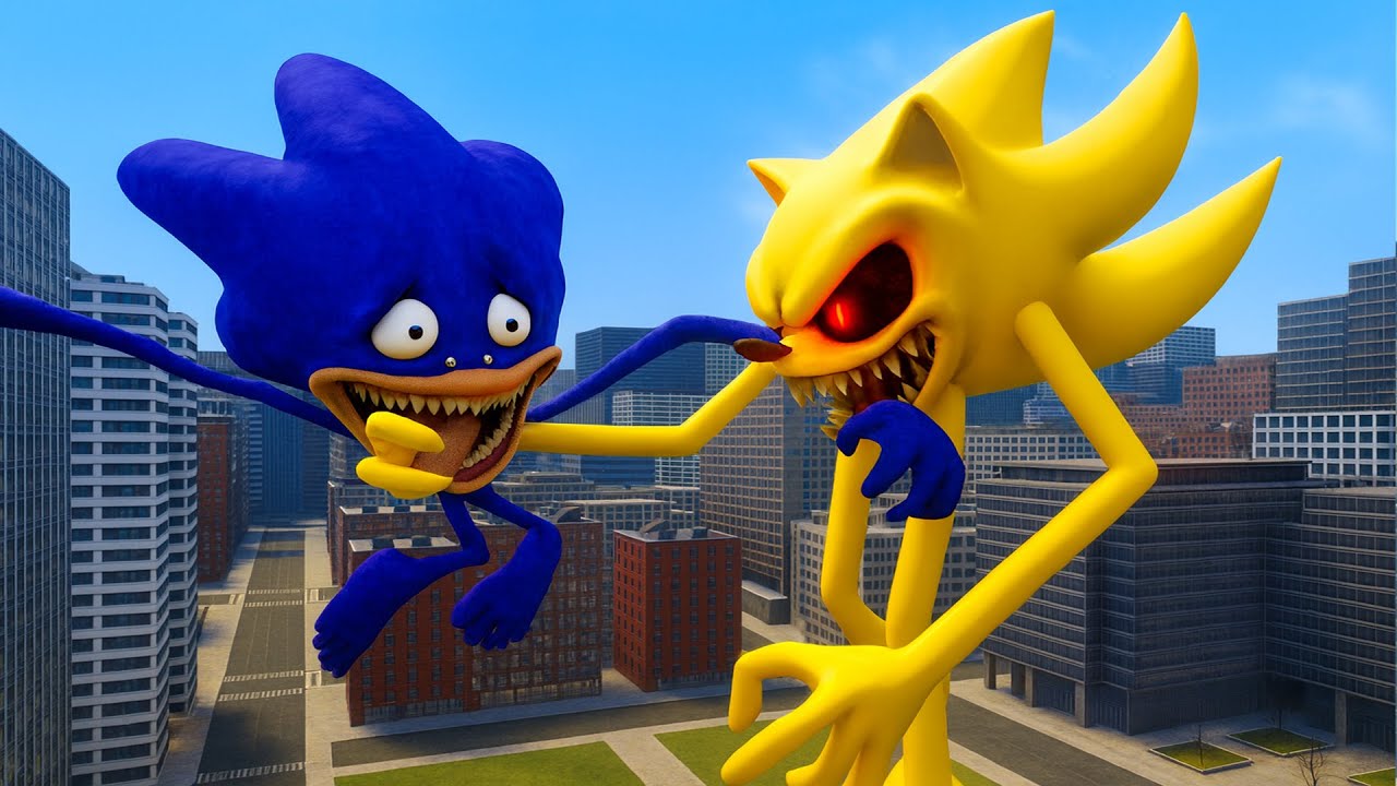 NEW SUPER SONIC INNYUME SMILEY'S VS EVOLUTION OF SHIN SONIC TAPES FAMILY in Garry's Mod