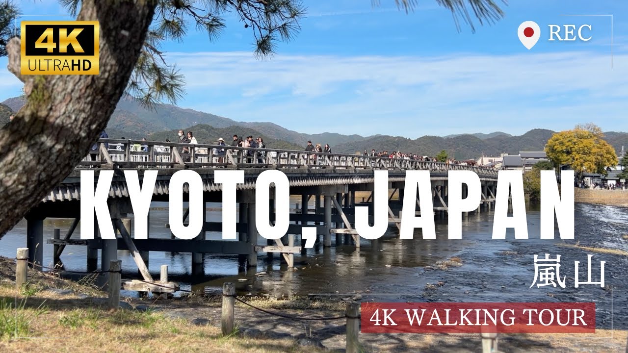 【4K】Autumn Stroll in Arashiyama – Togetsukyo Bridge, Tenryu-ji & Nonomiya Shrine / 嵐山 紅葉散歩 Vlog
