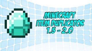 Minecraft Duplication Glitch 1.5.1 and 1.5.2 Tutorial