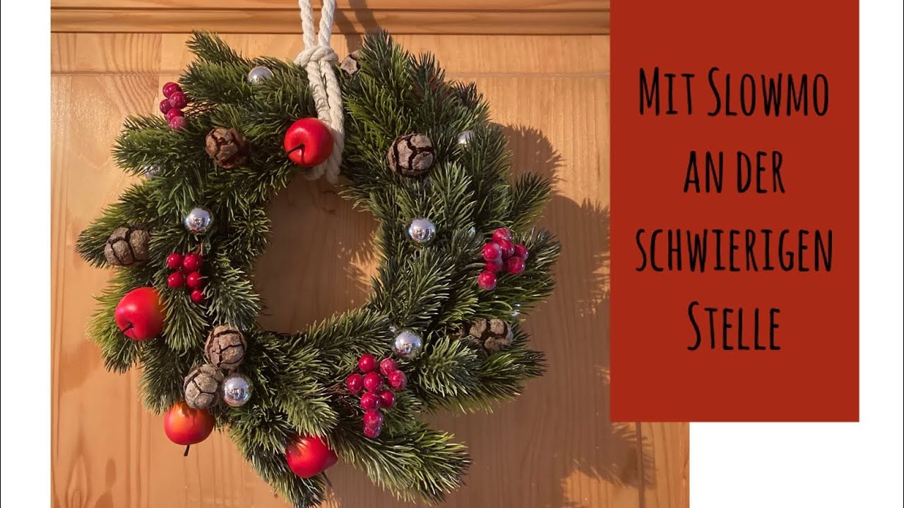 (TÜR)KRANZ aus Kunstzweigen mit Naturdeko selber machen | WINTERDEKO | DIY | Tutorial