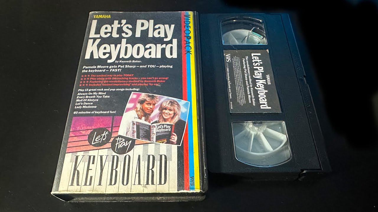 Lets Play Keyboard (1989)  Pat Sharp : Pamela Moore : Retro Tutorial : Piano Lessons (re-upload)