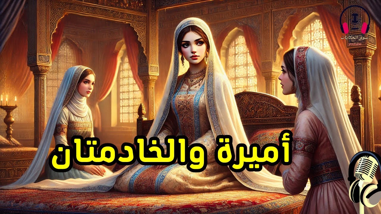 قصة أميرة والخادمتان، من القصص المشوقة قبل النوم، ضع السماعات واستمع، سوق الحكايات والقصص