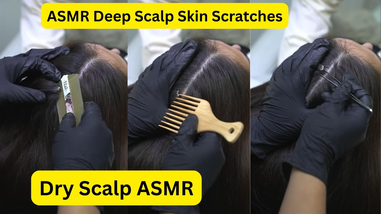 ASMR Relaxing Scalp Scratching #27 #triggersforsleep #asmrscalpscratching @VioletReignASMR