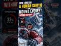 How Long Can You Survive on Mount Everest Without Oxygen? 😱