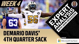 Expert Analysis: Demario Davis' HUGE sack vs Giants | WEEK 4 | 2018 NFL