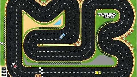 Preview racing game for C256 Foenix