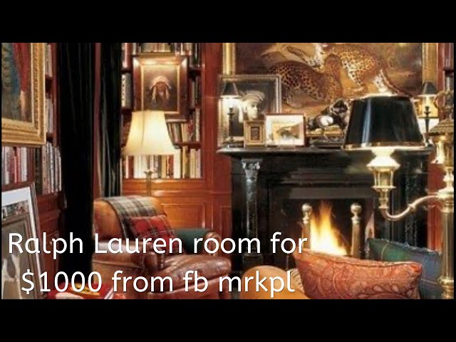 A Dazzling Ralph Lauren Room & How to Get the Look! - Laurel Home