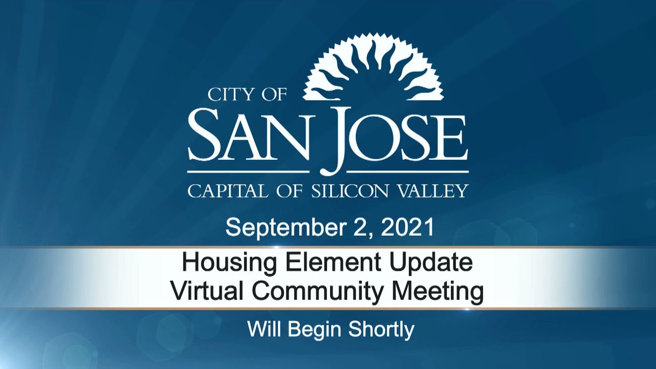 SEP 2, 2021 | Housing Element Update Virtual Community Meeting - YouTube