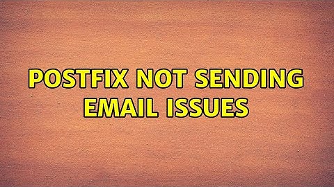 Postfix not sending email issues