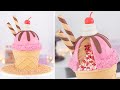 Ice Cream Cake with Surprise!- Cake Decorating Tutorial- Tan Dulce