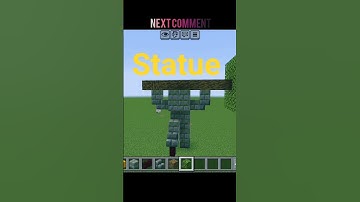 "How to Make a Minecraft Statue | Easy Minecraft Statue Tutorial" #minecraft